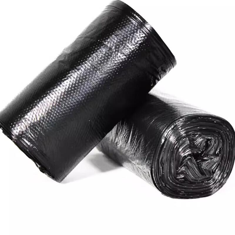 Hengdesheng Black Flat-Mouth Garbage Bags