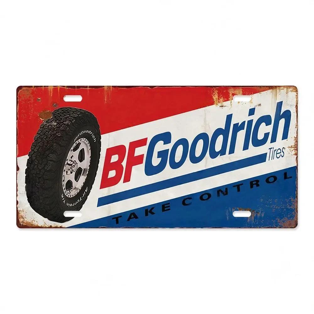 Tire Brand Vintage Metal Posters Signs License Tin Sign Decor Garage Car Repair Shop Wall Plaques Decoration Tinplate Auto Pl