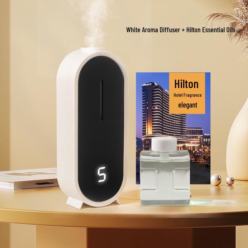 USB Wall-Mounted Automatic Aroma Diffuser with Ambient Light and Timer for Home, Hotel, and Commercial Use