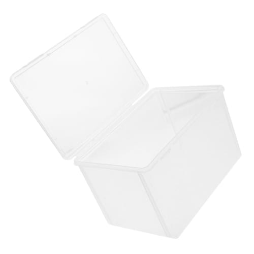 Hoement Clear Food Storage Box, Toast Storage Container, Reinforced, Food Fresh