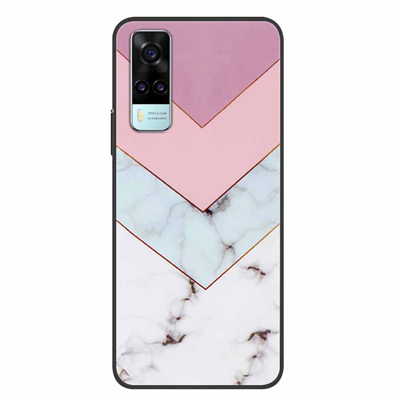 For Vivo Y31 Case Y53S Y11S Y12S V2026 Marble Soft TPU Silicone Protect Phone Cover For Vivo Y31 2021 Back Case Funda Y 31 Coque