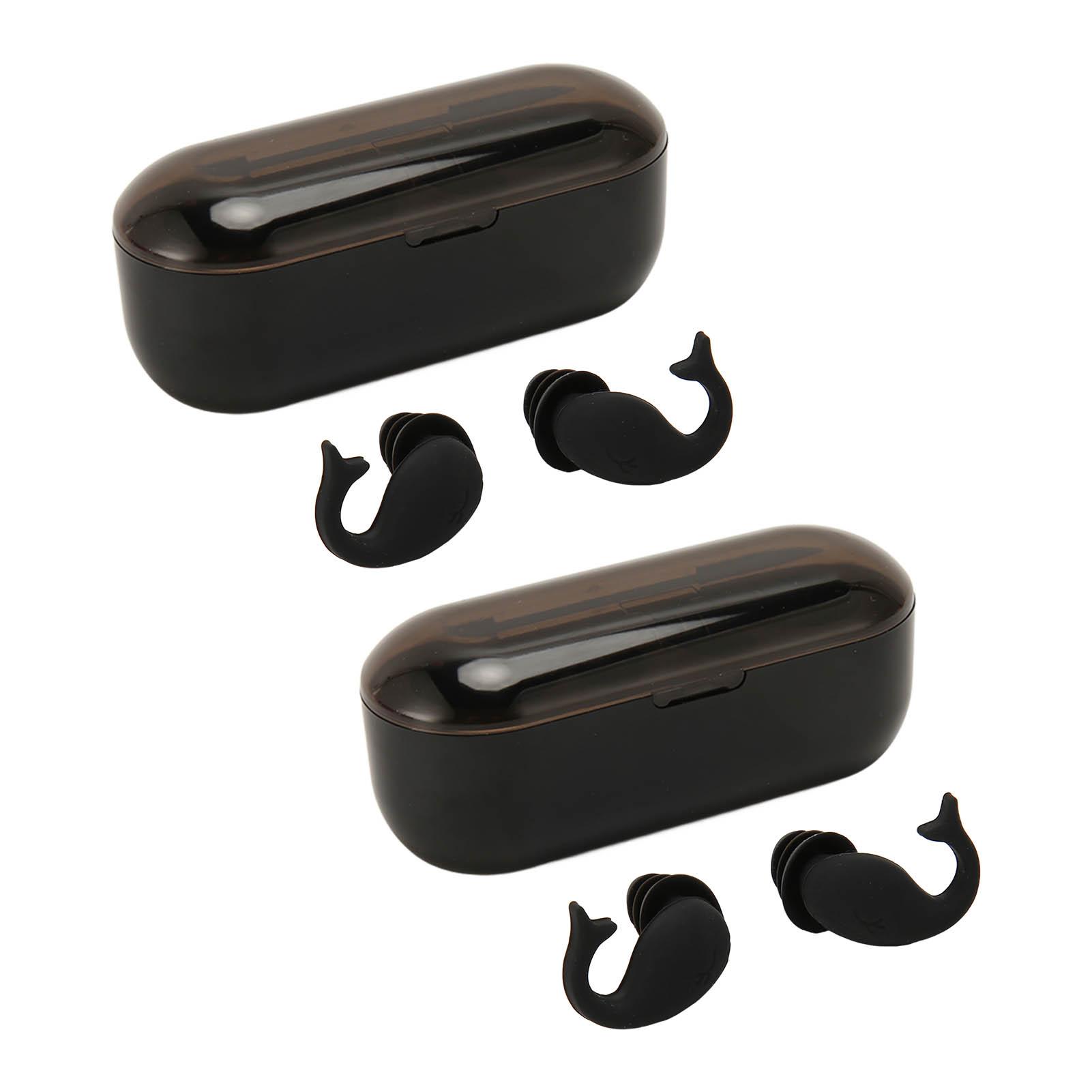 

2 пары силиконовых берушей для сна NRR 40 дБ с тройной защитой от шума многоразового использования