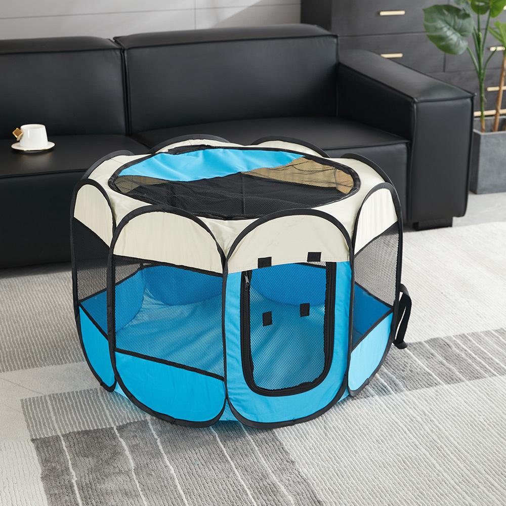 Portable Foldable Pet Tent Kennel Octagonal Fence Puppy Shelter Easy Easy Operation Large Dog Cages Cat Fences Dog Kennel