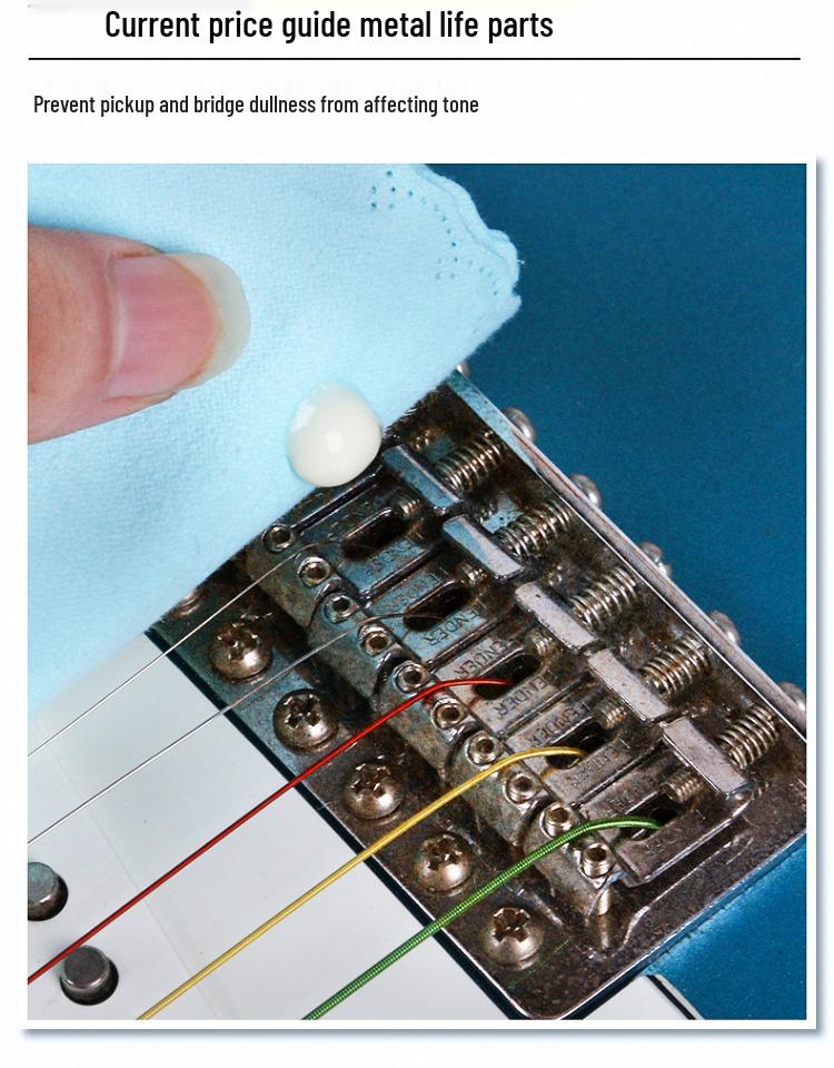 Guitar Fret Rust Remover & Metal Polishing Paste for Repair & Maintenance