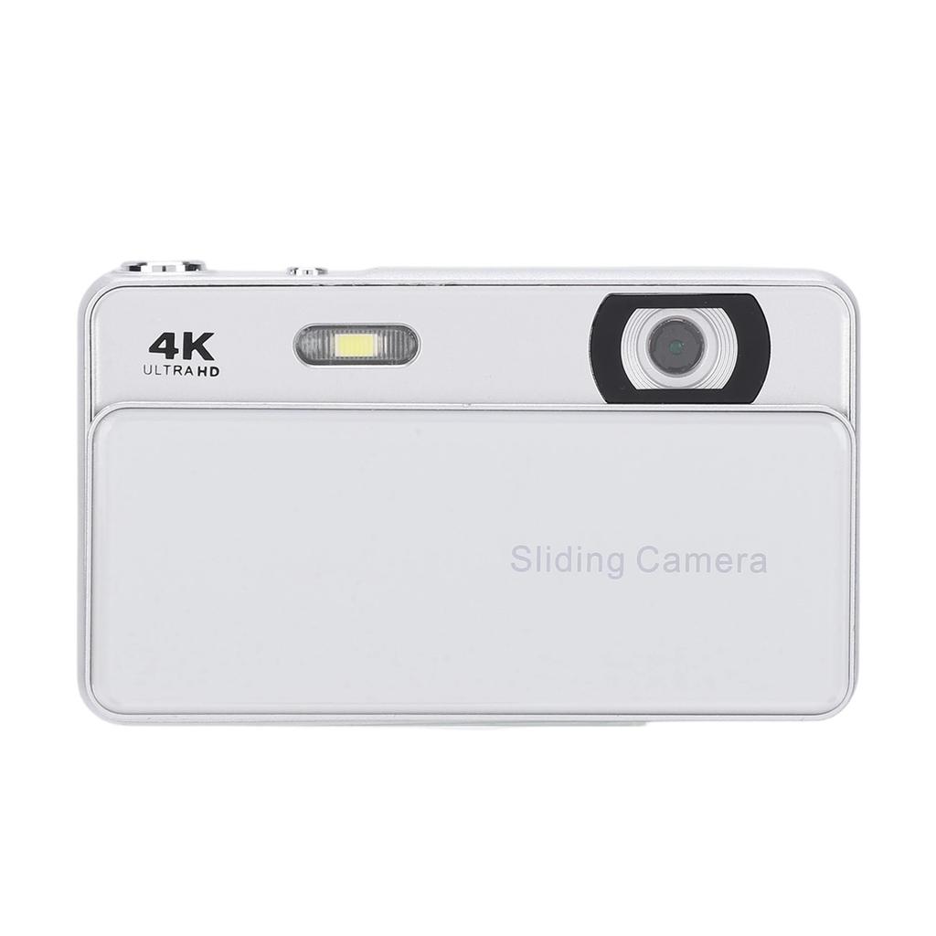 4K Sliding Digital Camera 64MP HD Auto   16X Digital Zoom Retro Students Camera with 2.8 Inch Screen for Travel Photography