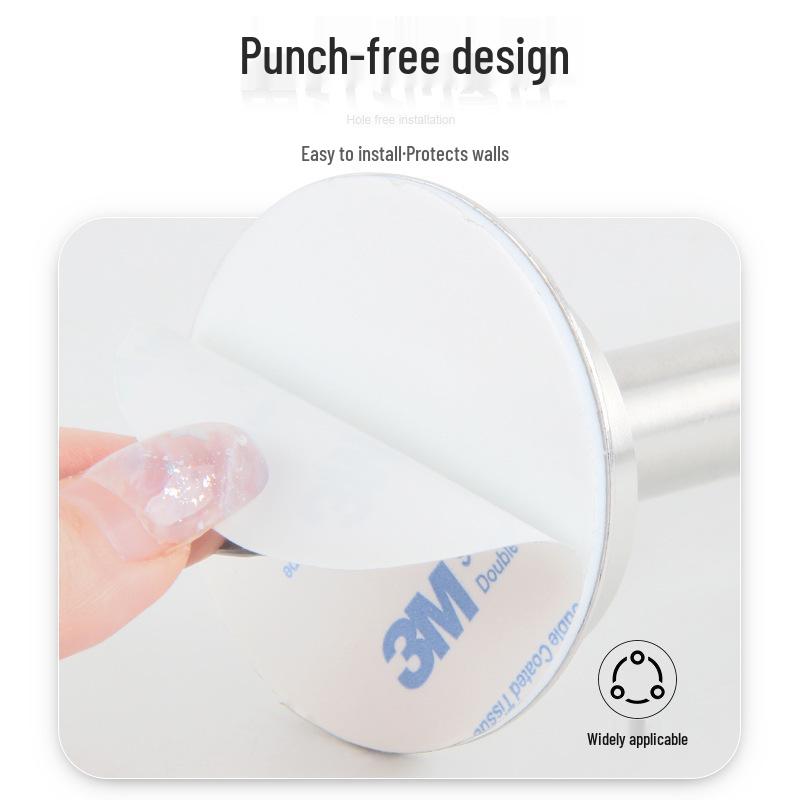 Wall-Mounted Stainless Steel Hydraulic Door Stop with Silent Rubber Buffer and Anti-Collision Bumper