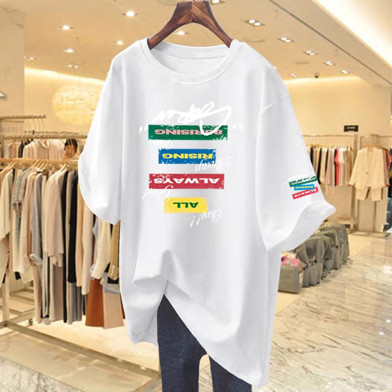 

Женская футболка с коротким рукавом, летний тренд, базовая футболка, полурукав, инс, женская футболка свободного кроя, топ S