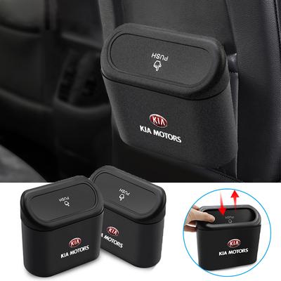 Papelera para Coche Caja de Polvo Cubo de Basura Caja de Almacenamiento Portátil Negra Accesorio para Coche Para Sportage Ceed Picanto Rio Niro K7 K5 K8 K3