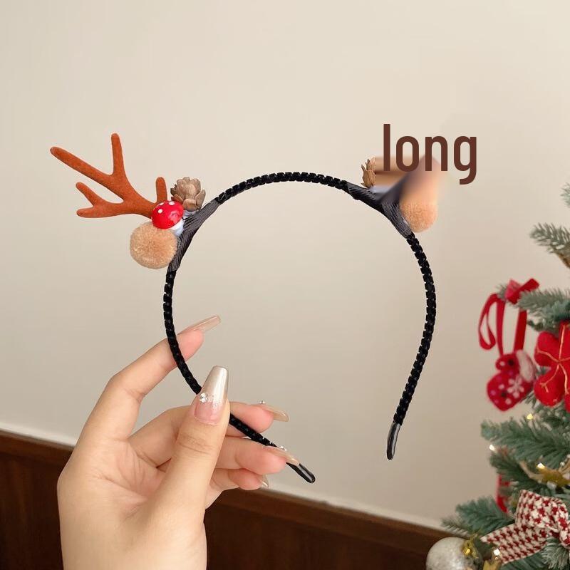 Christmas Reindeer Antler Hair Clip Set