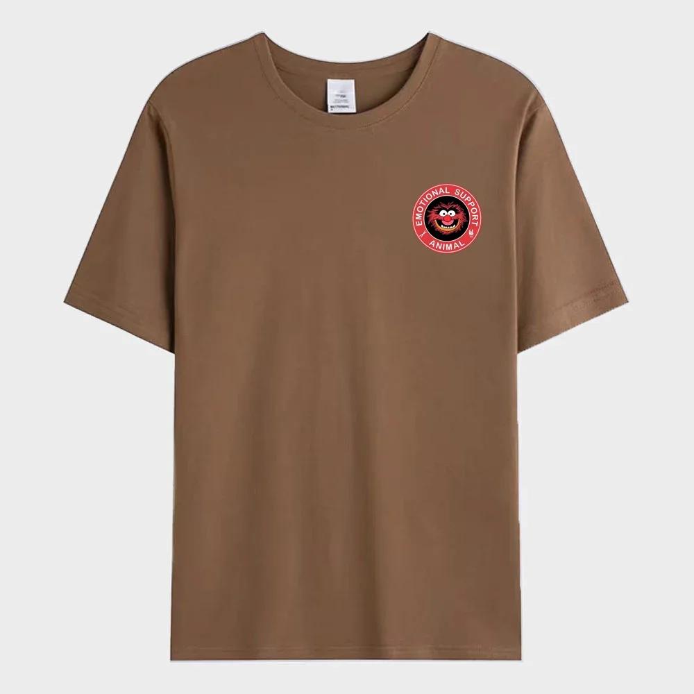 Cartoon Avatar Print Pattern Men's T-Shirt Oversize Cotton T Shirt for Women Fashion Casual Tee Streetwear O-neck