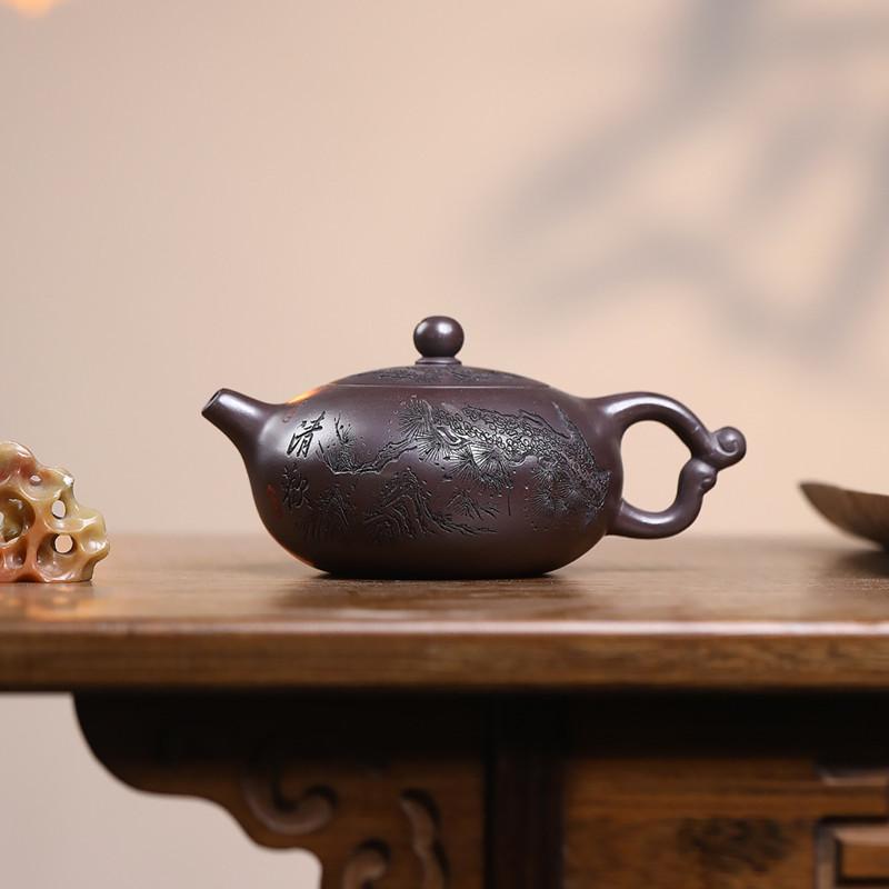 

Tradition Yixing Purple Clay Teapot Chinese Handmade Tea Pot Household Beauty Kettle Raw Ore Zisha Tea Set Accessories 210ml