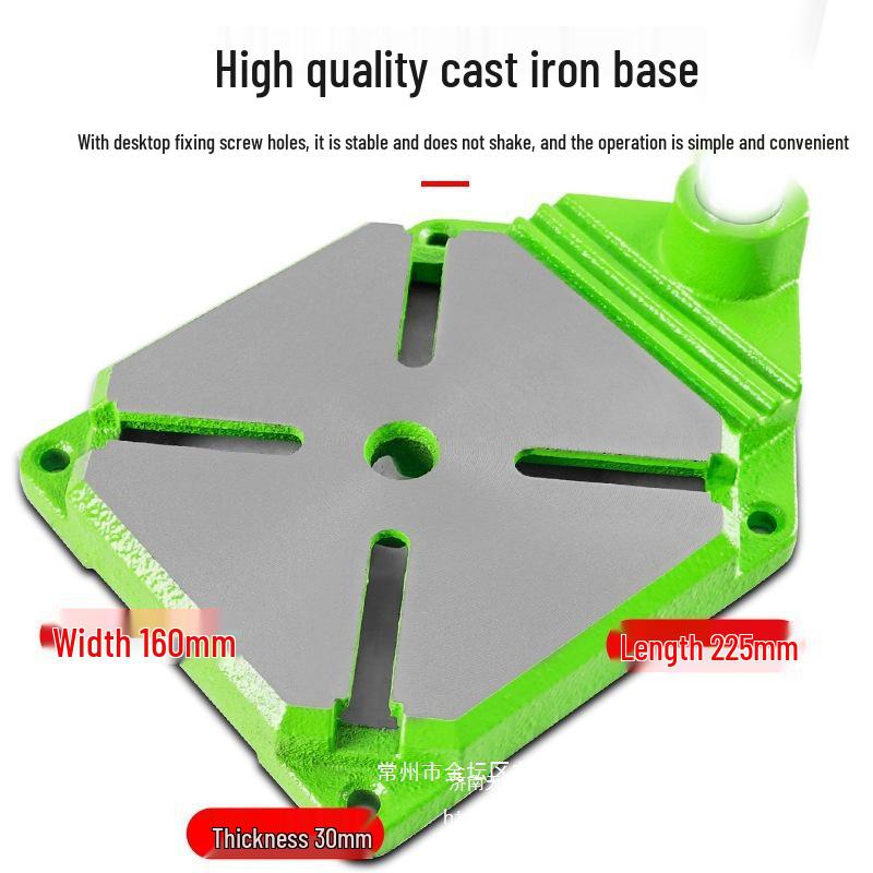 High-Precision Bench Drill Stand - Industrial Grade Multifunctional Hand Drill Holder for Home Use