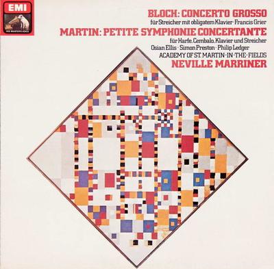 LP Record ACADEMY OF ST. MARTIN-IN-THE-FIELDS - Bloch, Martin, Concerto Grosso / Pe 1C06503519 His Master's Vo 1979 Germany Classical Used
