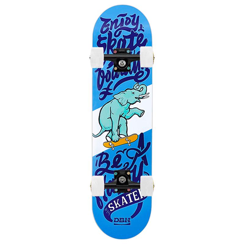 DBH 7.5-inch Kids Beginner Double Kick Skateboard
