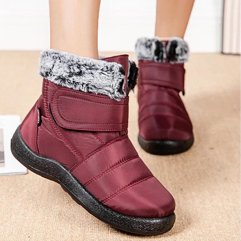 Fashion Snow Boots Women New Shoes For Women Platform Shoes Woman Fur Keep Warm Boots Ladies Soft Plush Botas Mujer Winter Shoes Women