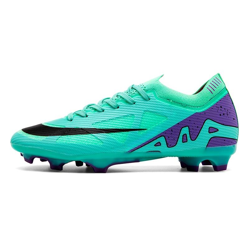 

New Men Football Boots Match Indoor Breathable Long Spikes Ultralight Grass Cleats Soccer Shoes Sneakers Training 43