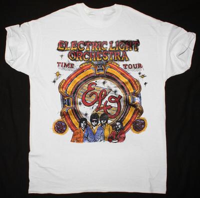 1981 ELO Electric Light Orchestra TIME TOUR T-shirt Tops Tee S-4XL