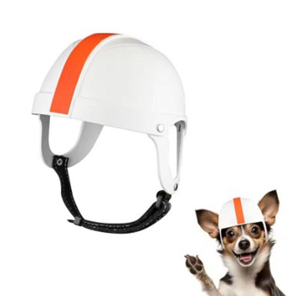 

с отверстием для ушей, шлем для велоспорта для домашних животных, сверхлегкая шапка для собак, кепка для мотоцикла для домашних животных, велосипед S белый