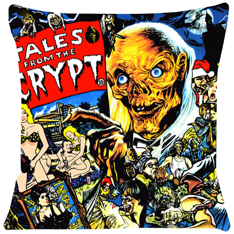 

45x45 см новый чехол для подушки «Сказки из склепа», наволочка 45x45, подушка для стула, декоративная подушка для дома, чехол для автомобиля