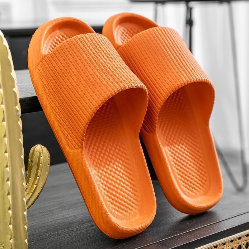 new hotel slippers fashion women's thick bottom summer home cool slippers men