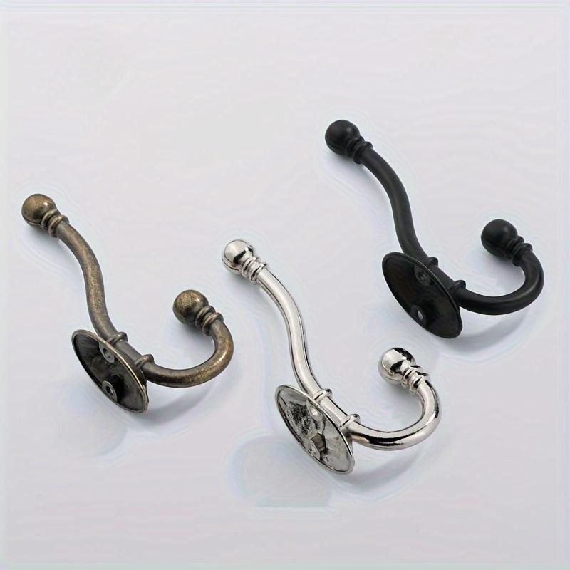 2Pcs Wooden Cabinet Doors European-Style Coat Hanger, Wall-Mounted Single Hanger for Kitchen And Bathroom, Key Holder, Entryway Hanger