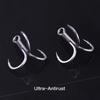 5/6/7/8Pcs 4X Intensify Fishing Triple Anchor Hook Carbon Steel Fishing Tackle Barbed Hooks  Outdoor