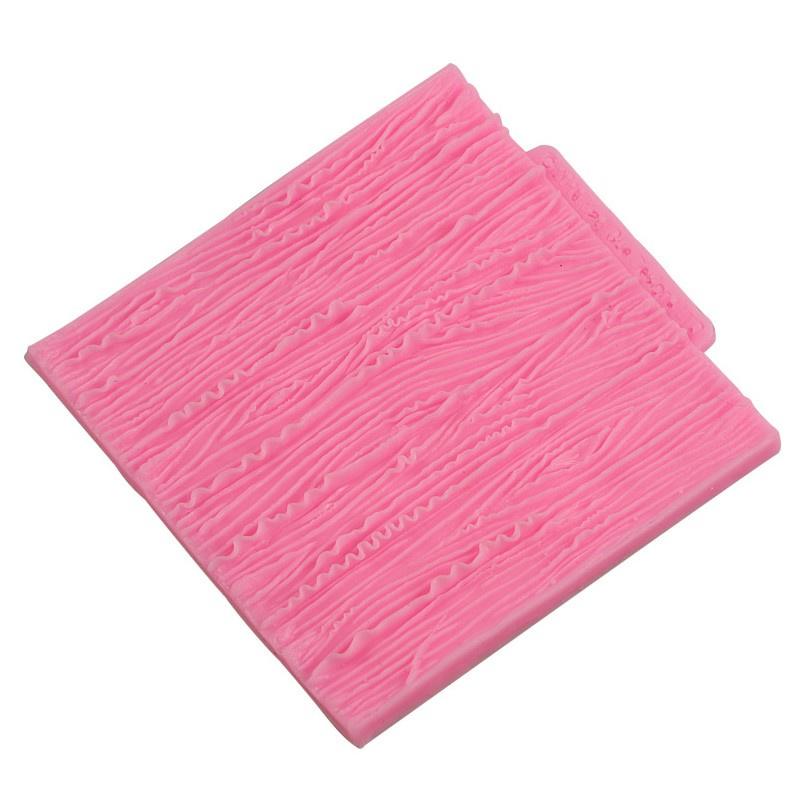 Stromová kůra Textura Dřevo Vzor Mat Fondant Silikonová forma Dort Dekor Forma na cukr