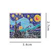 Van Gogh Head Drip Oil Alloy Brooch - European/American Style Badge for Clothing Accessories