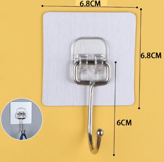 Universal Hook Strong Self-Adhesive Suction Hook Student Backpack Desktop Hook Seamless Adhesive Multifunctional Hanger