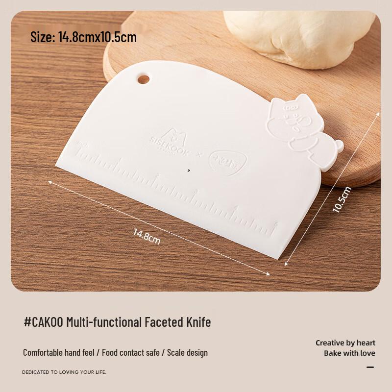 Food-Grade Baking Dough Scraper & Cutter