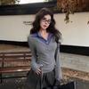 Contrast Color Fake Two-piece Splicing Polo Neck Knitted T-shirt Women's Autumn Slim-fitting Tight Design Long-sleeved Inner Top