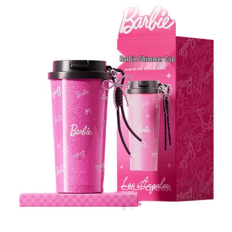 Geni Barbie Series Pink Shimmer Insulated Cup 500ml