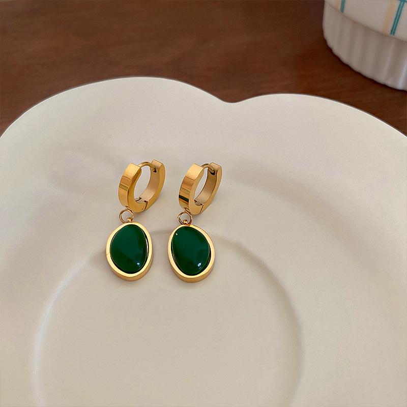 Minimalist Inlaid Zircon Hoop Earrrings for Women Gold Color Metal Circle Earrings Exaggerated Girls Party Jewelry Gifts