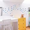 Fresh Blue and Yellow Star Children's Bedroom Wall Stickers