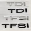 2026 3D Chrome Glossy Black ABS TDI TFSI Car Rear Emblem Sticker for Audi A1 A3 A4 A5 A6 A6L A7 A8 S3 S6 Q3 Q5 Q7 TT S RS