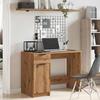 VidaXL Bureau chêne artisanal 100x50x75 cm bois d'ingénierie, bureau d'ordinateur, bureau d'étude, bureau debout, table 856996