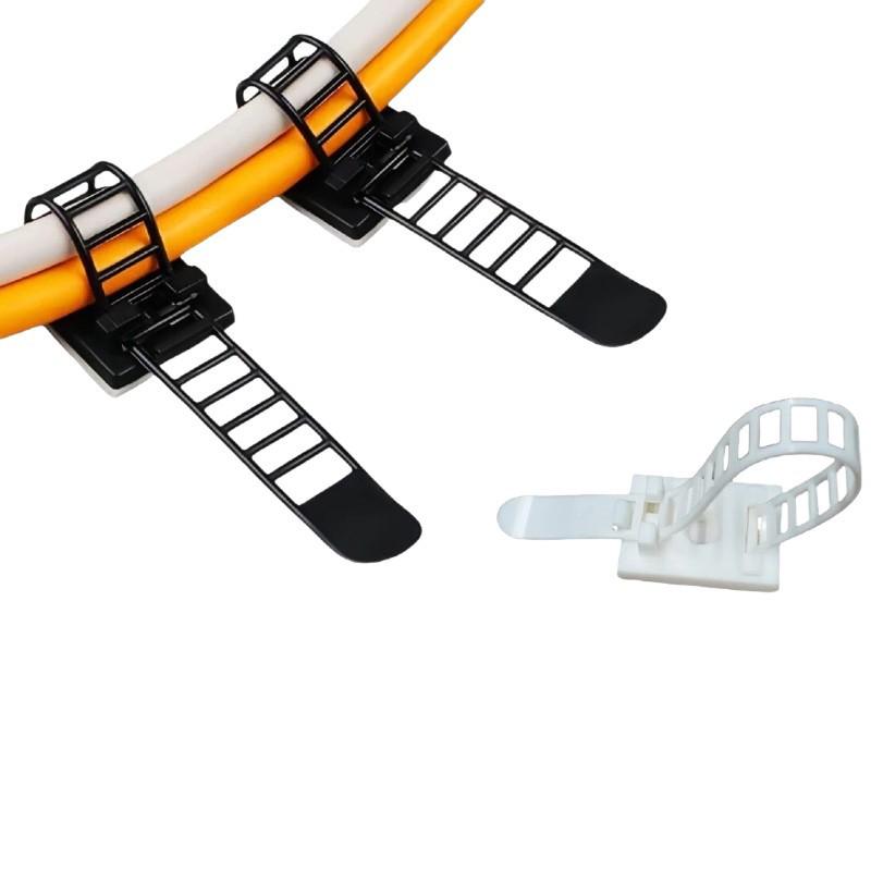 Waterproof Nylon Adjustable Zip Tie Mounting Base for Cable Management
