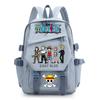 Anime ONE PIECE schoolbag children's backpack primary school bag male and female junior high school students college students campus backpack