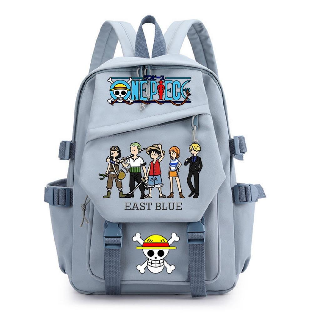 Anime ONE PIECE schoolbag children's backpack primary school bag male and female junior high school students college students campus backpack