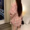 Damen Sommer 2025 Karierte Hemdjacke - Lässiger Stil, Sonnenschutz-Oberteil