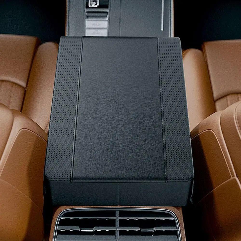 Waterproof Car Armrest Box Booster Pad With Pocket Heightening Elbow Pad  Elbow Rest