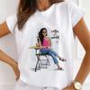 Unisex Fashion Tshirt Season Fashion Sweet Girl White Short Sleeve Tshirt Unisex Fashion Pro Choice Tops