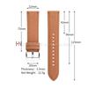 Lychee Pattern Watch Strap 18mm 20mm 22mm Soft Leather Strap for Seiko for Omega Watch Band Men Women Bracelet Waterproof Belts