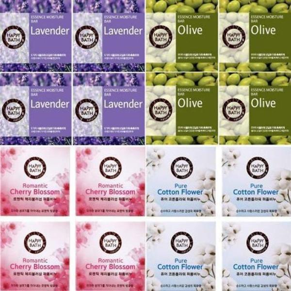 

[OF28P7N8] Perfume Soap, Lavender Soap, Olive Soap, 4-piece Set (12459587) Really mild soap