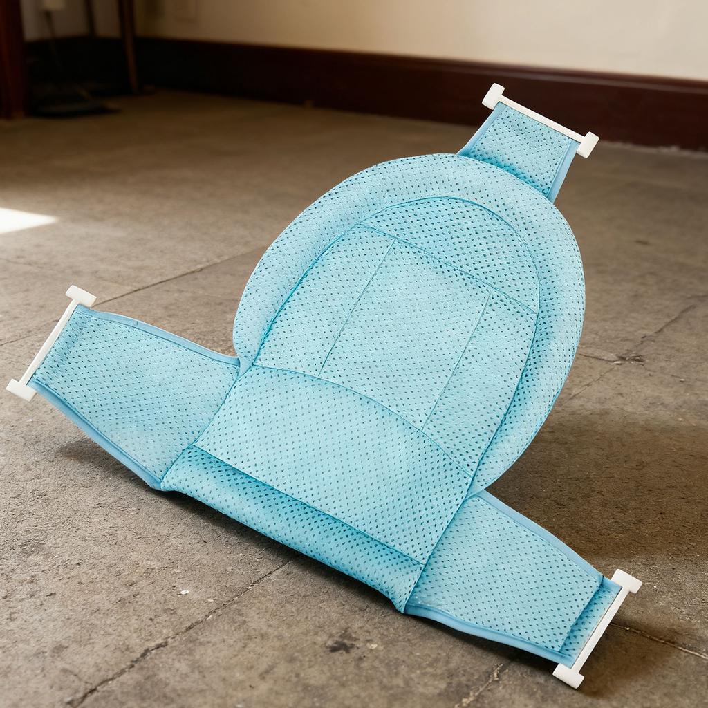 Baby Bath Support Newborn Bathtub Mat Pad T Shaped Slip Proof Comfortable for Home