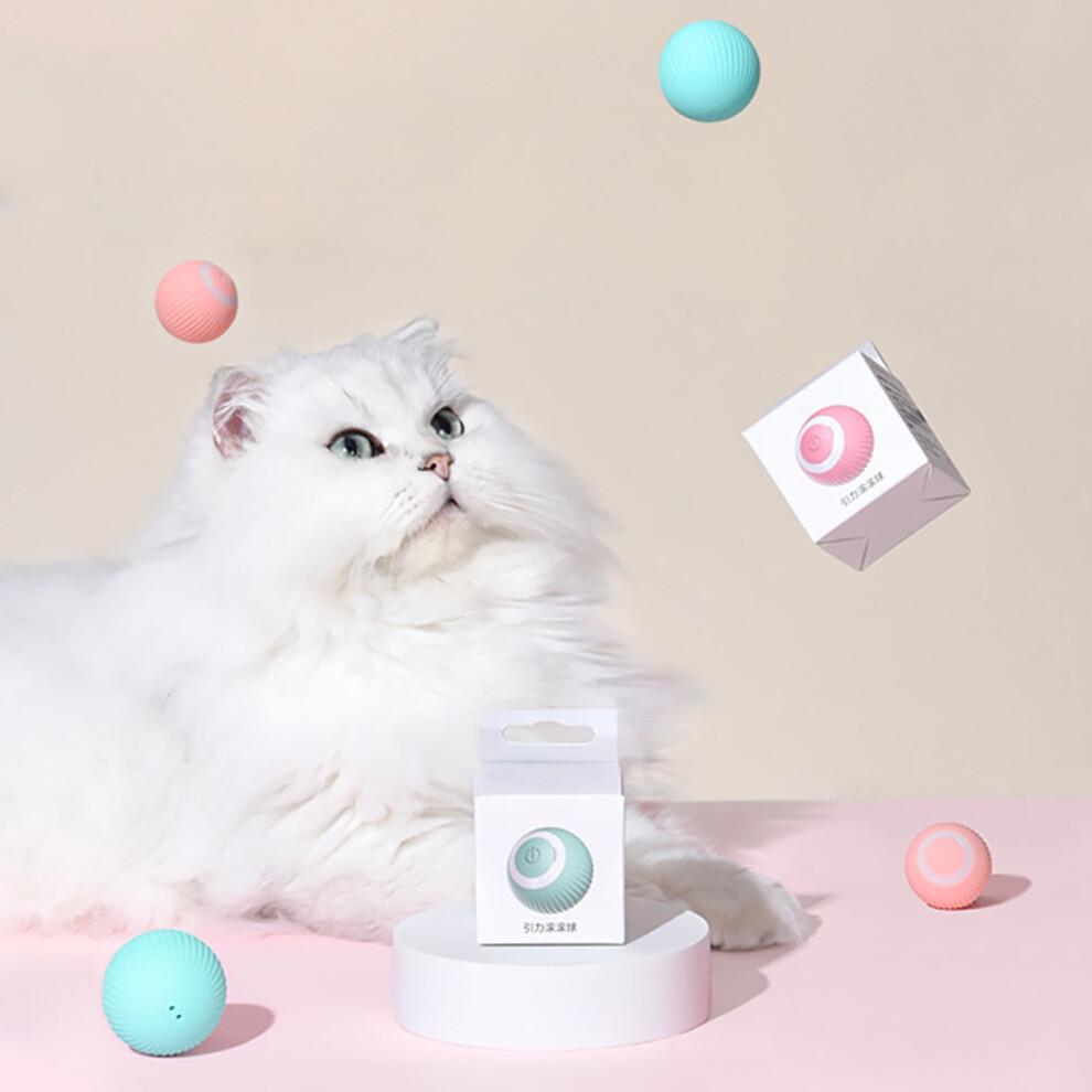 for Smart Interactive Cats Toy Newest Version 360 Degree Rotating USB Recharging Build-in Led Light 1.7 Inc
