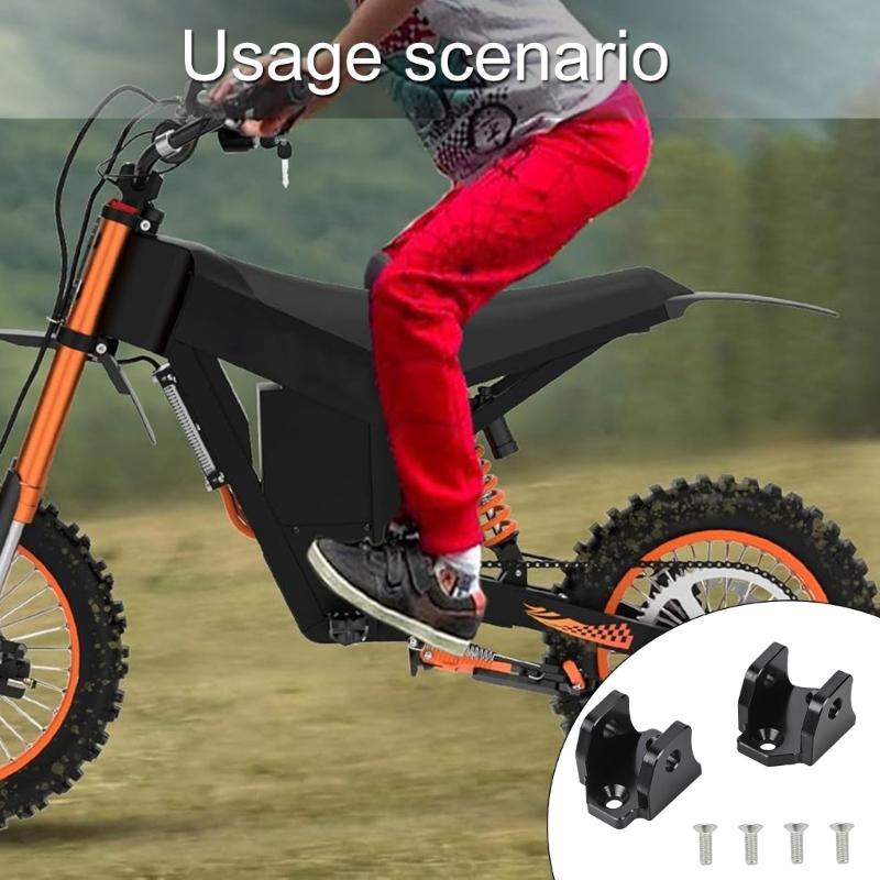 Non Slip Motorcycle Footrest Bracket Rack Lightweight Aircraft Grade Aluminum For Long Distance Riding And Daily Commute