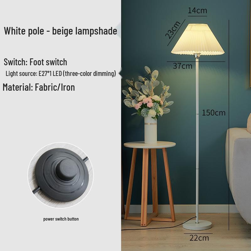 Modern Minimalist Floor Lamp for Living Room, Bedroom, Study, Sofa Side, or Hotel