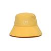 MALBON GOLF Script Waterproof Bucket Hat Mustard