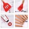 12Pcs/Set Wooden Handle Silicone Kitchen Utensils With Storage Bucket High Temperature Resistant And Non Stick Pot Spatula Spoon